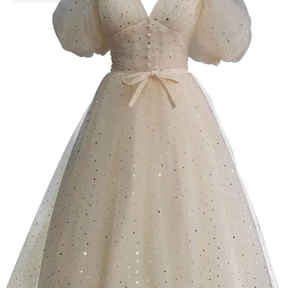 Celestial tulle starry night dress